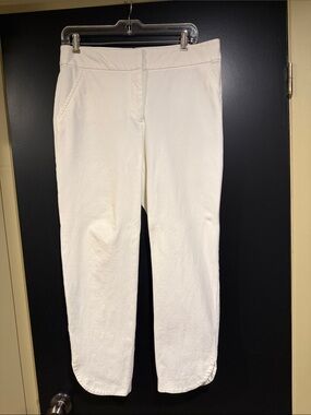 Trina Turk | White Cropped Pants size 10